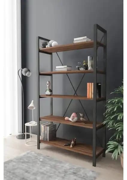 Wood House Kitaplık Modelleri Karşılaştırması: Deniz 5 Raflı ve Efsun Geniş Raflı 2
