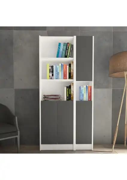 Yeti Mobilya Kuta FLAT85 Serisi 4 ve 6 Kapaklı Kitaplıkların Karşılaştırması 1