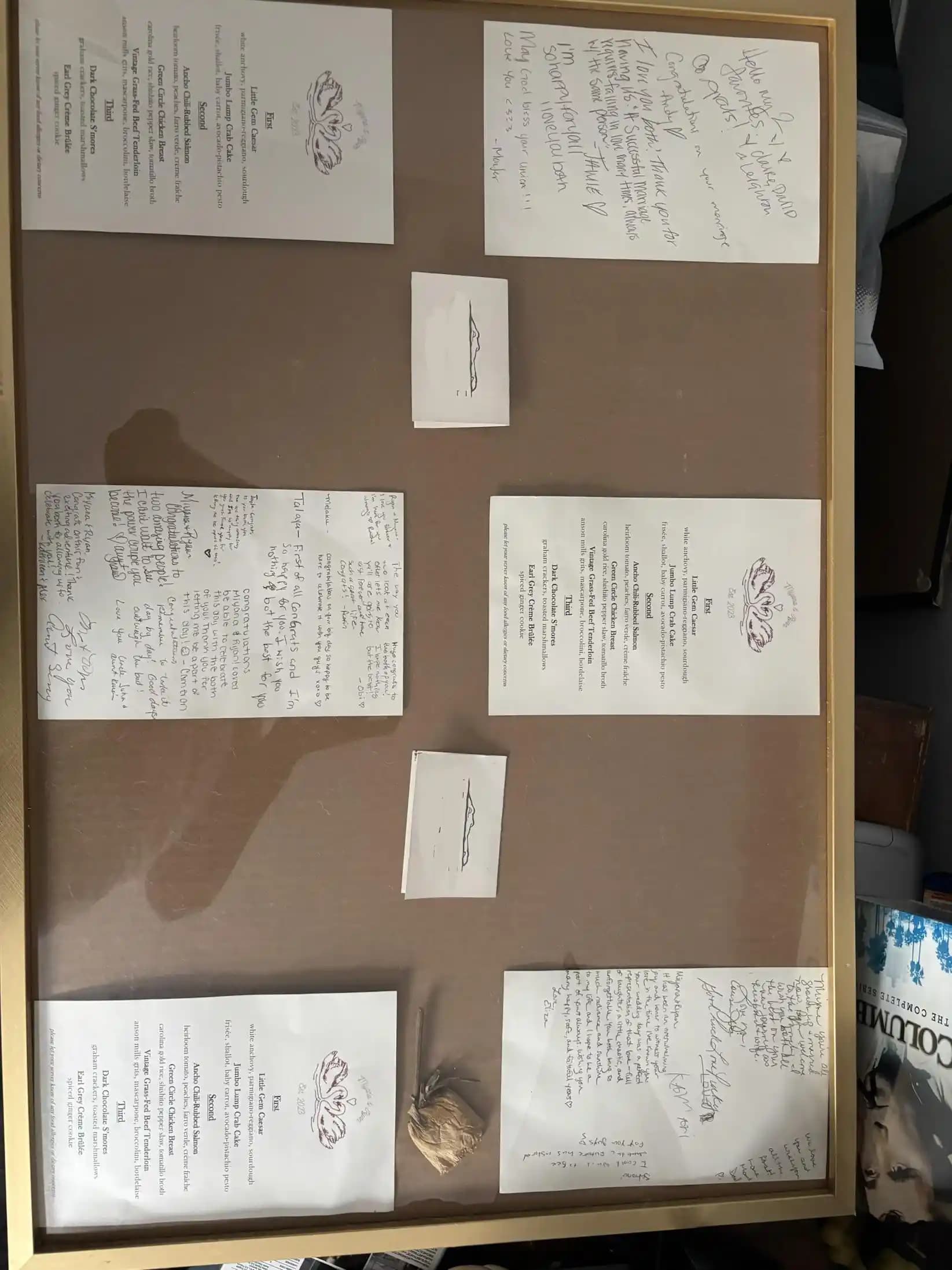 Düğünlerde Menü İmzalarının Saklanması ve Sergilenmesi İçin Yaratıcı Yöntemler