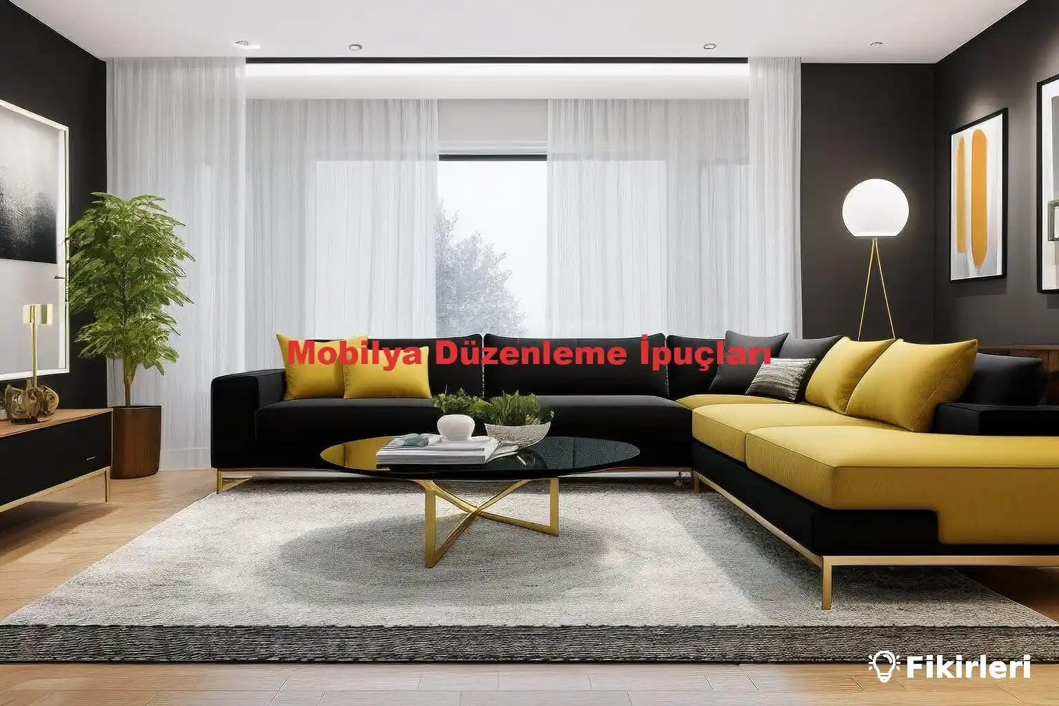 Salon Dekorasyonunda Sıcak Tonlarla Mobilya ve Renk Uyumu Seçimi