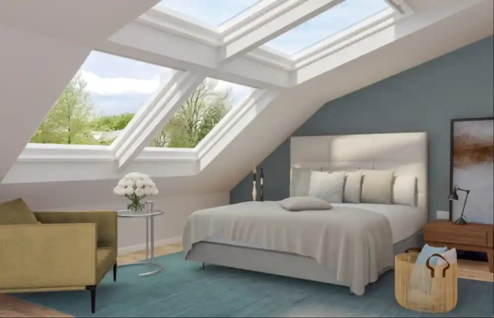 Yatak Başındaki Çatı Pencereleri İçin Fonksiyonel ve Estetik Tasarım Çözümleri
