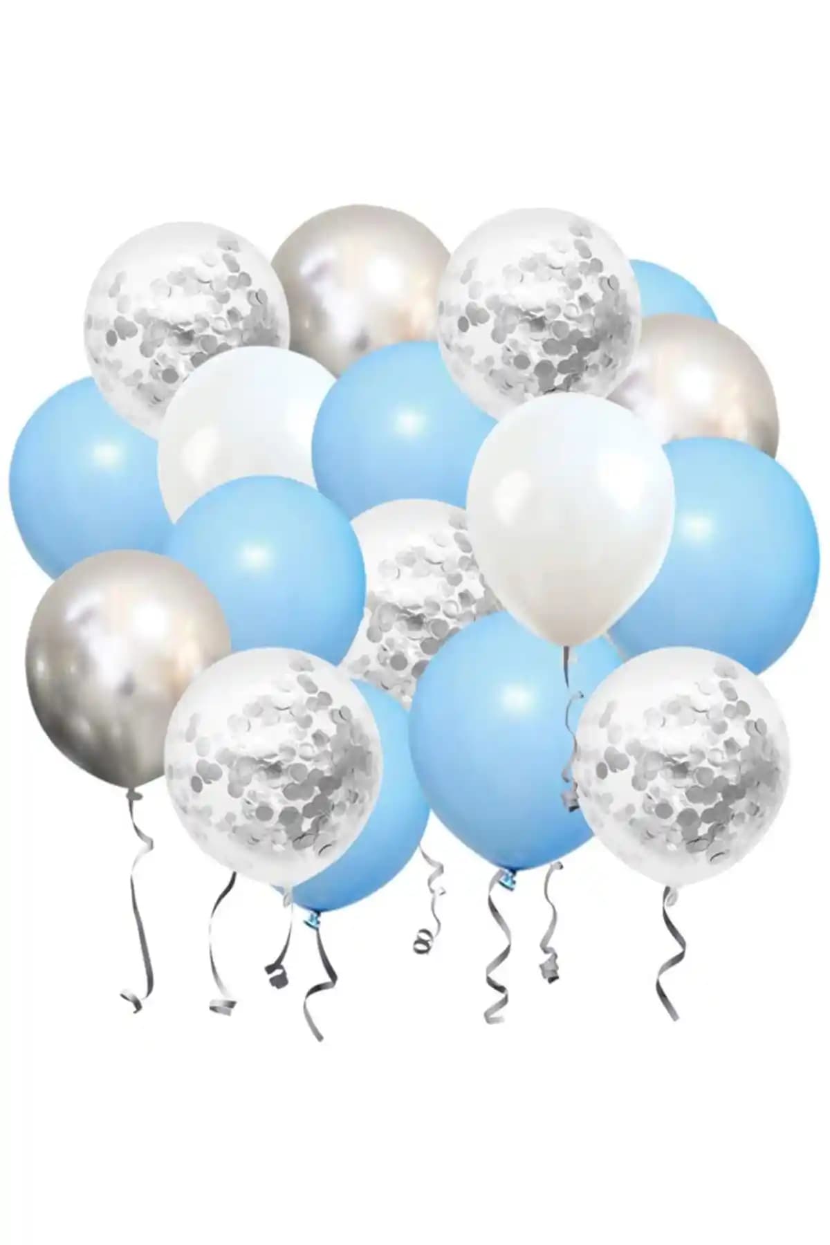 15'li Renkli ve Güçlü Konfetili Balon Seti ile Etkinliklerinizi Geliştirin