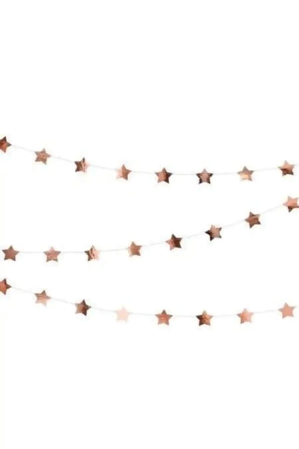 Çocuk Odaları İçin Zarif Rose Gold Yıl<dı>z Sarkıt Süs Dekorasyon Seçenekleri