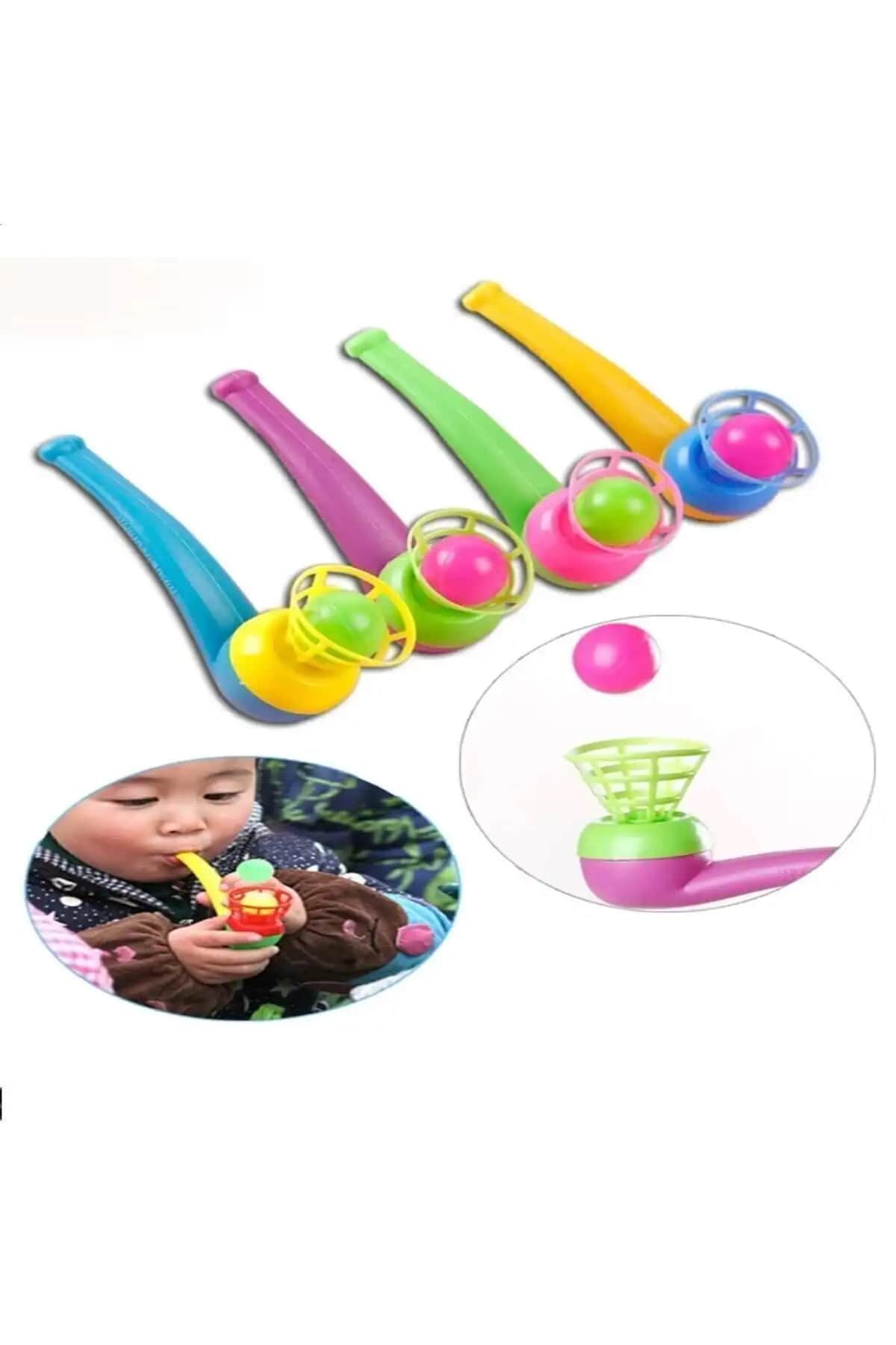 Eğlence ve Nefes Egzersizi İçin Renkli Top Üfleme Oyunu Ürün Tanıtımı