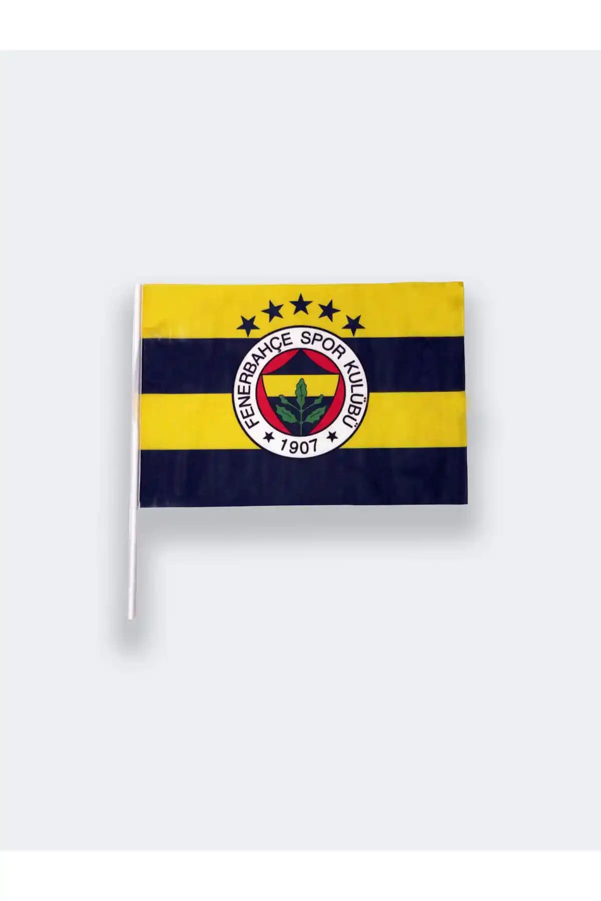 Fenerbahçe 30x45 5 Yılz Fb Logo Sallama Bayrak - Dayanıklı ve Renkli Taraftar Ürünü