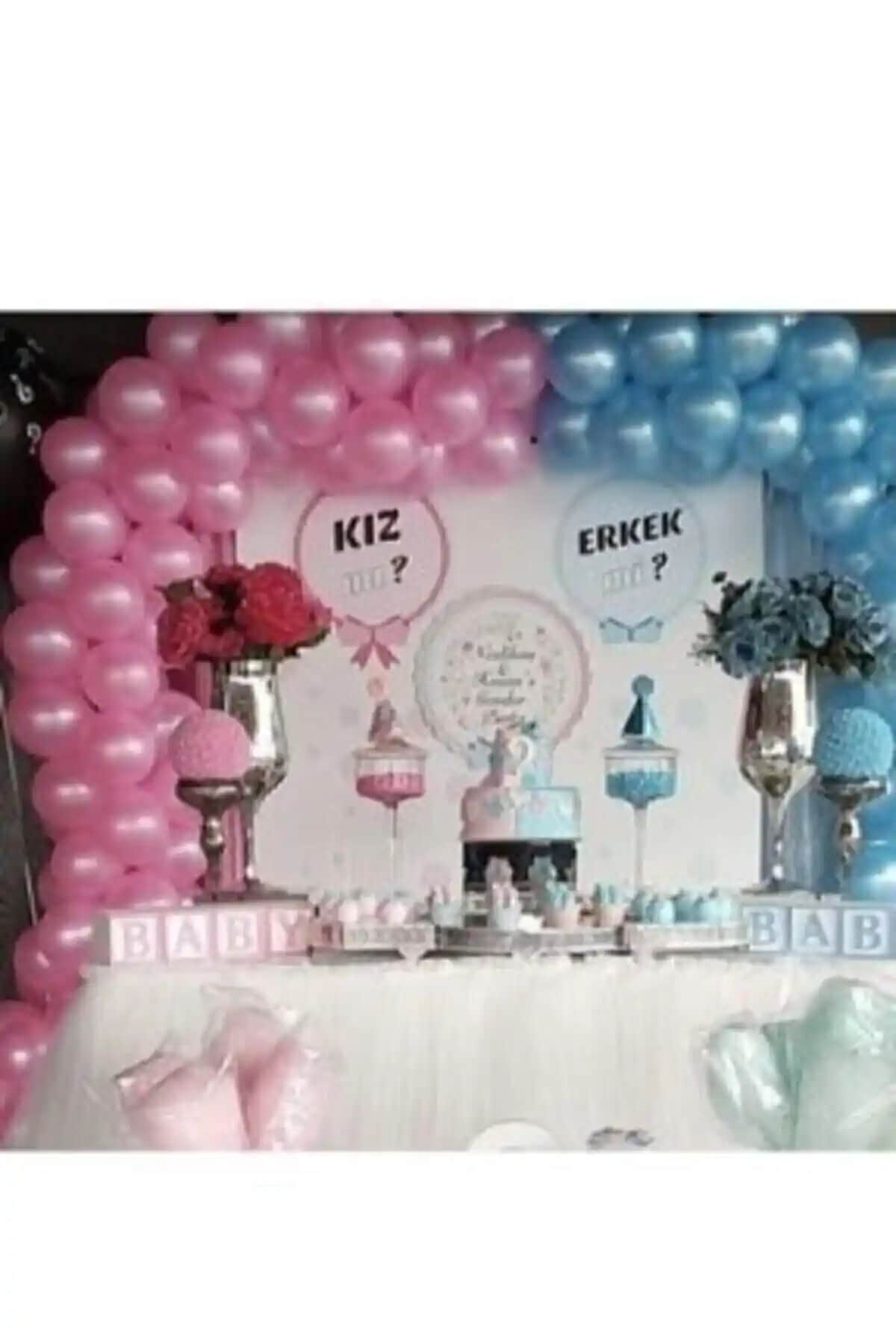 Genel Markalar Metalik Mavi ve Pembe Balonlar ile Partilerinize Renk ve Şıklık Katın
