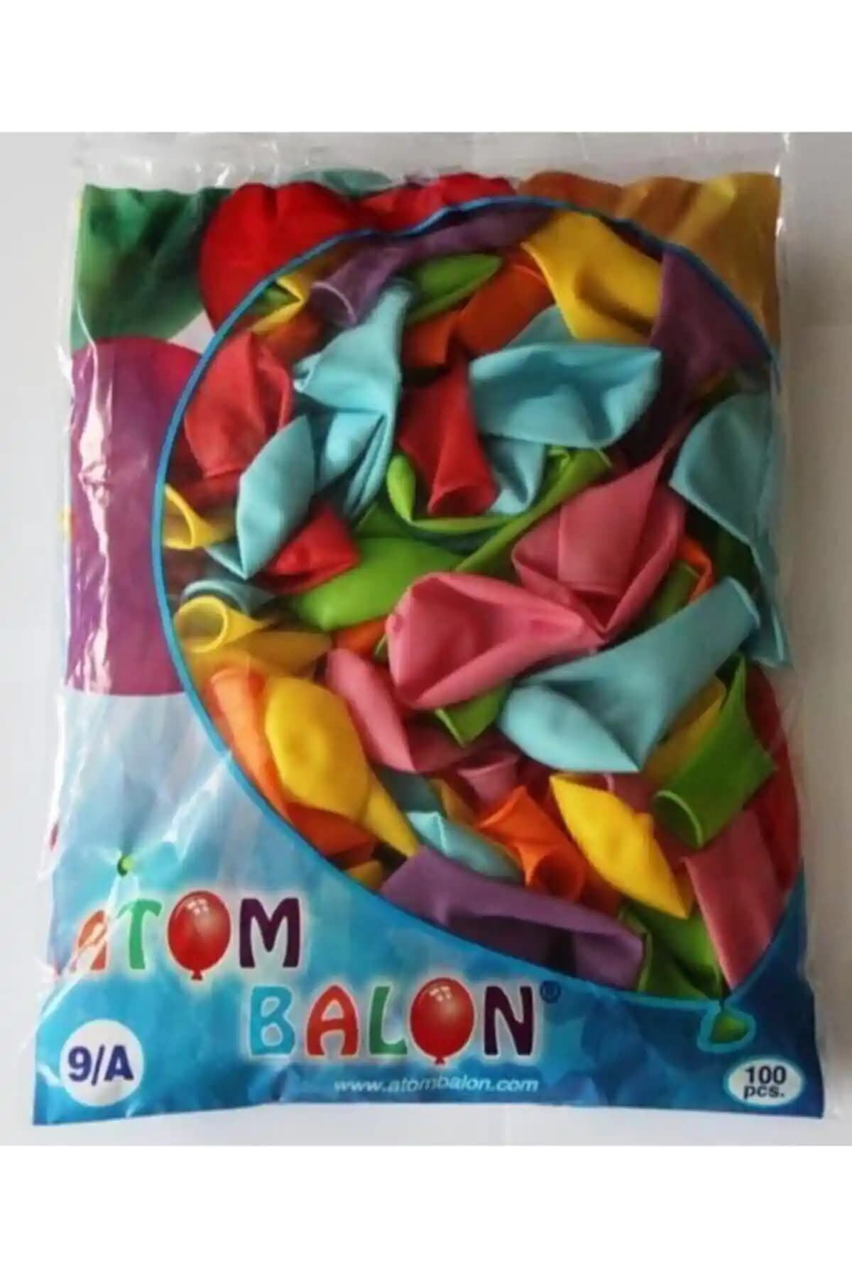 Genel Markalar Normal Balon 9/A 100'lü set ile renkli ve dayanıklı parti süsleme çözümleri