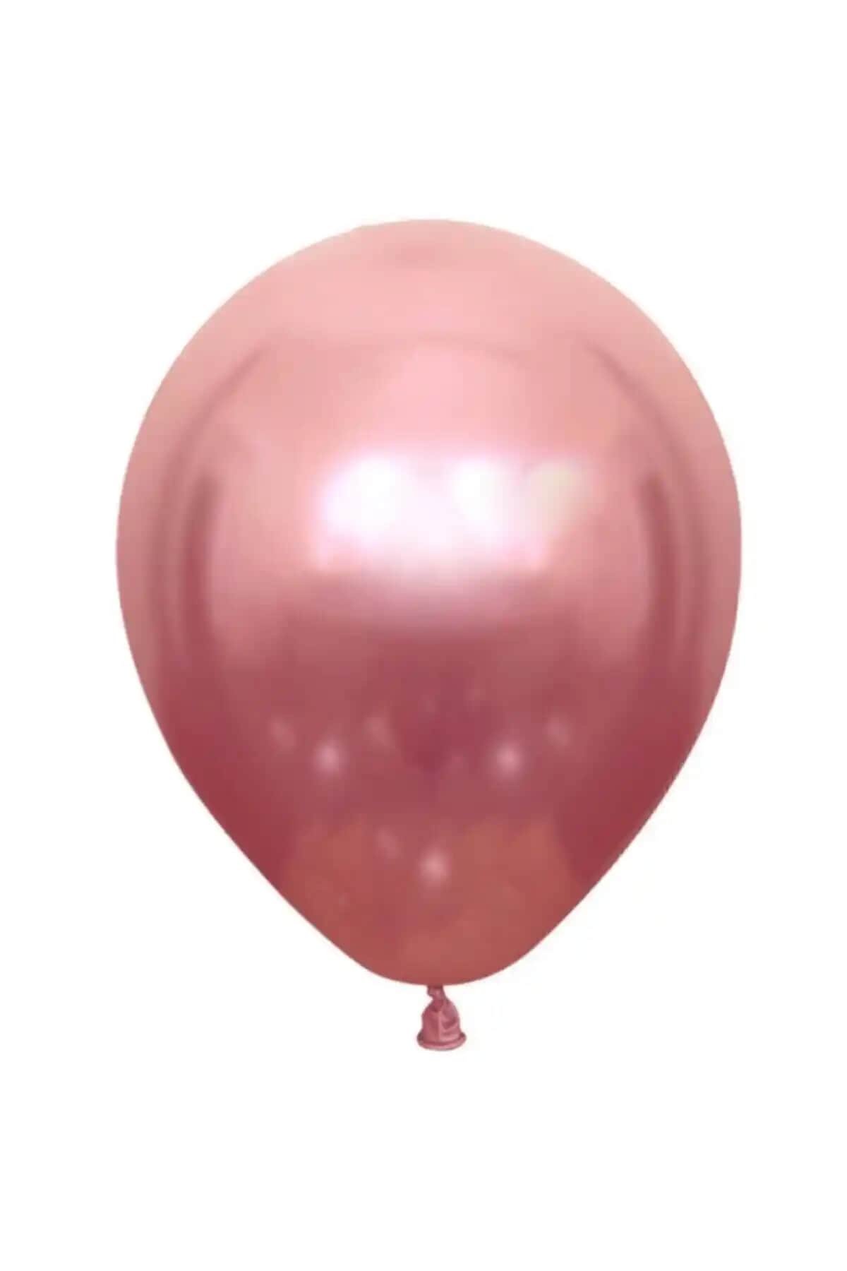 Genel Markalar Pembe Krom Balon Seti ile Partilerinize Modern ve Renkli Dokunuşlar