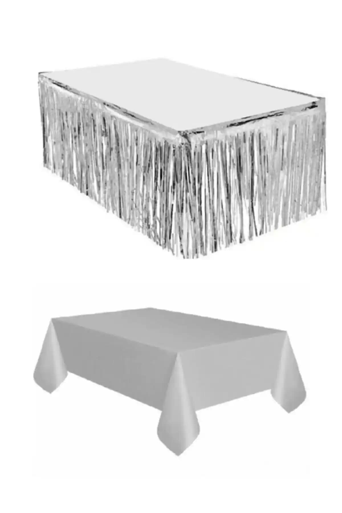 Genel Markalar Plastik Gümüş Masa Örtüsü: Şık ve Dayanıklı Masa Dekorasyonu Ürünü