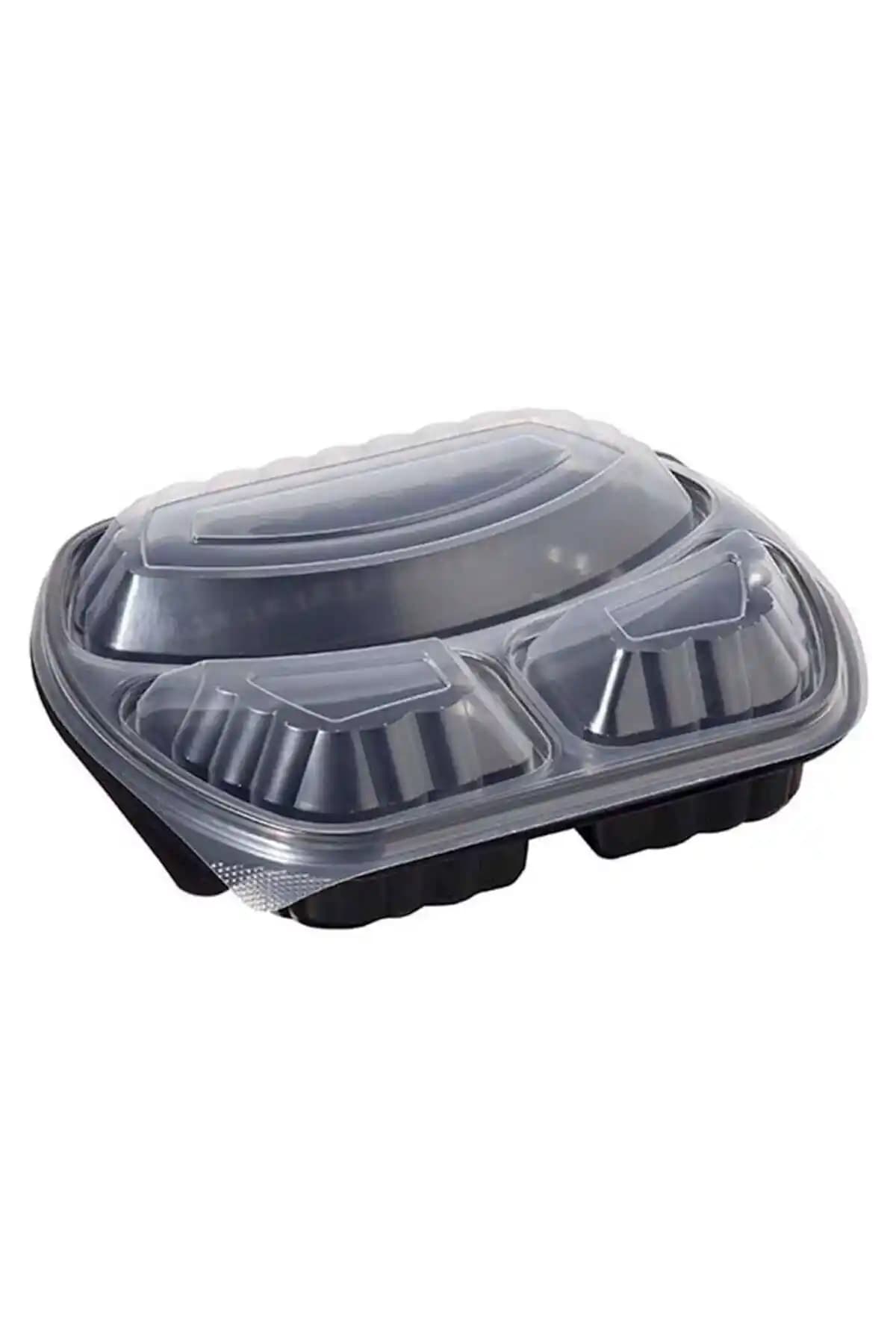 Genel Markalar Siyah Plastik Kapaklı Yemek Kabı: Dayanıklı ve Pratik Mutfak Çözümü