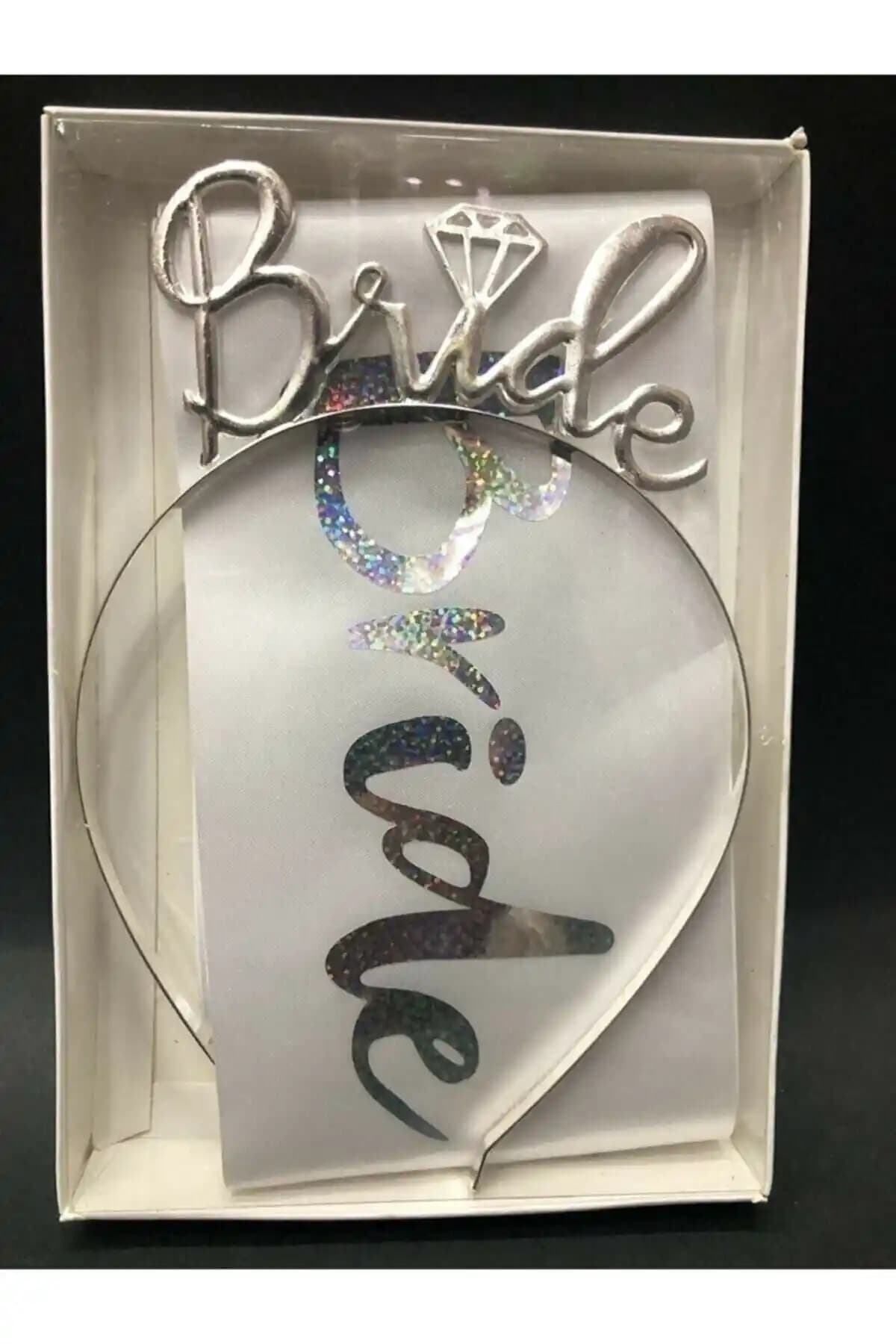 Gümüş Renkli Gelin Taç ve Kuşak Seti - Zarif ve Dayanıklı Düğün Aksesuarları