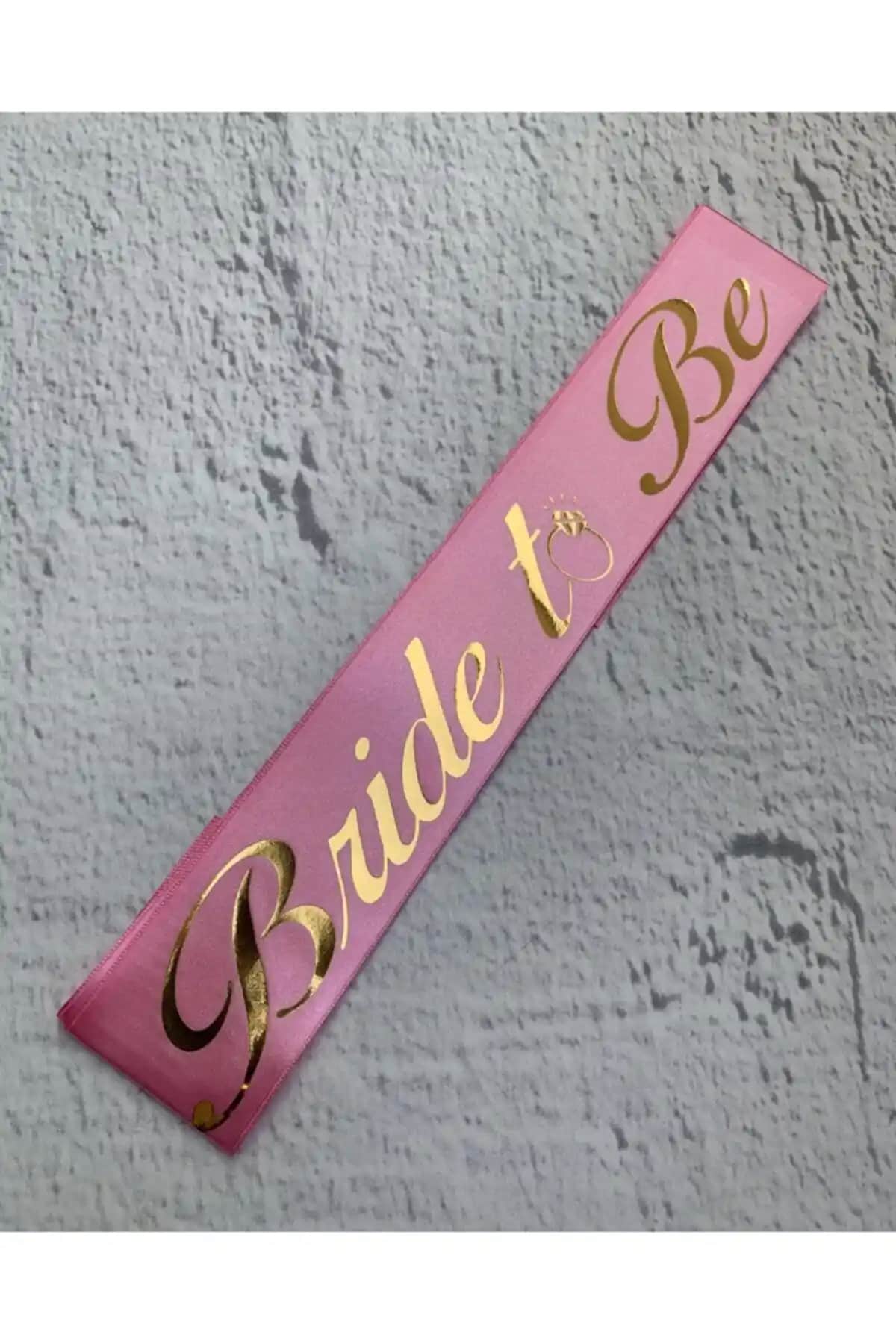 Huzur Party Store Bride To Be Pembe Yalnızlık Kuşakları: Zarif ve Çekici Düğün Aksesuarları
