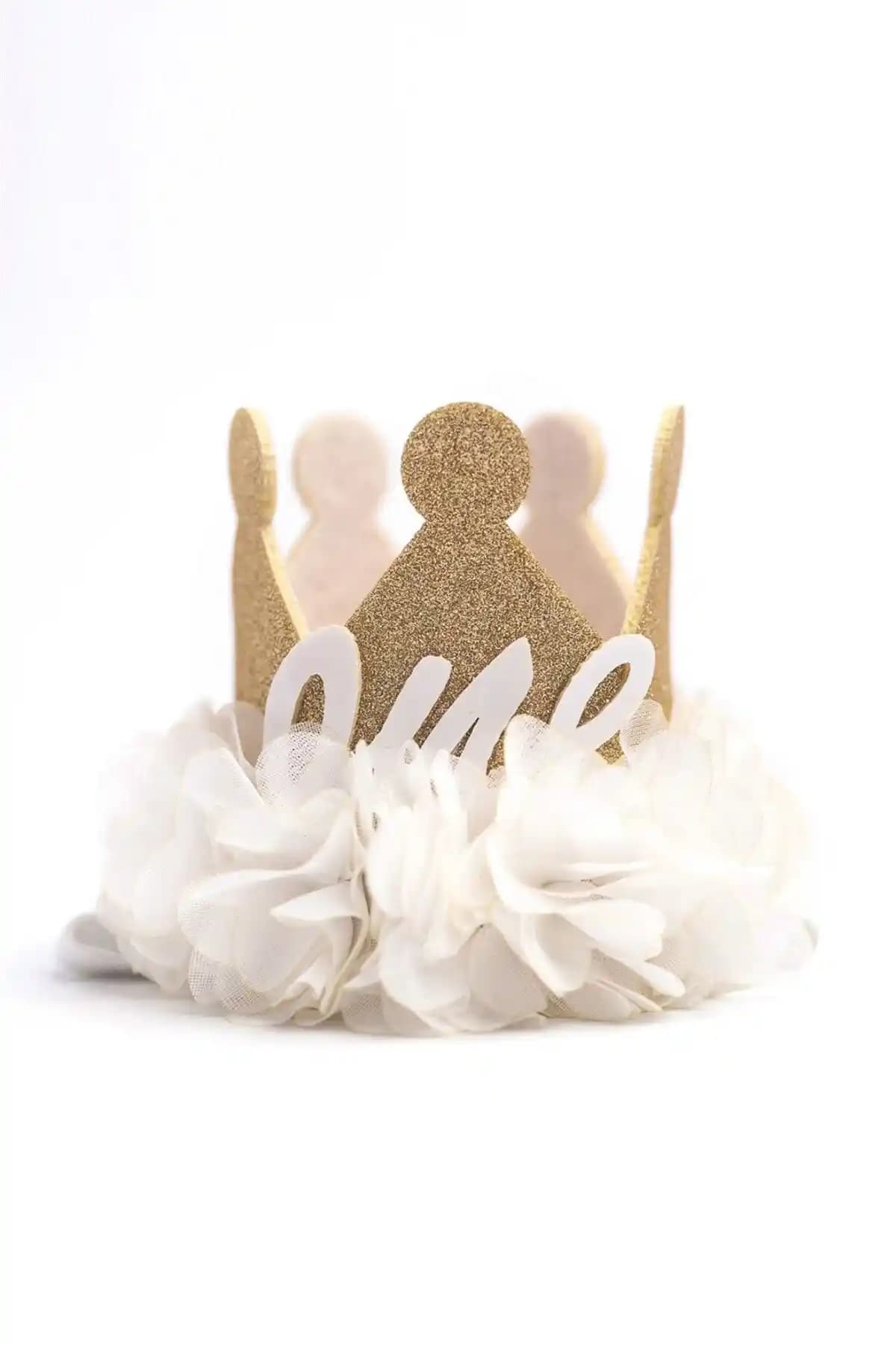 Le Mabelle 1 Yaş Kraliçe Doğum Günü Tacı Beyaz - Şık ve Rahat Kullanım İçin Uygun