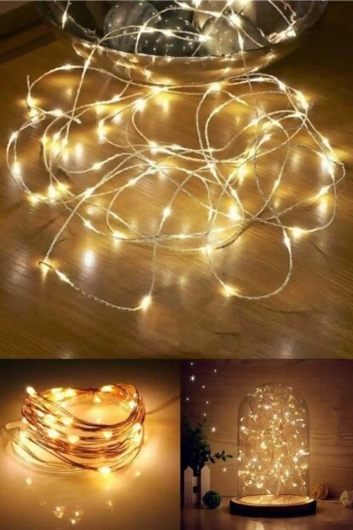 Magic Hobby Peri Led Işık 10 Metre Sarı Dekoratif ve Taşınabilir Aydınlatma Çözümü