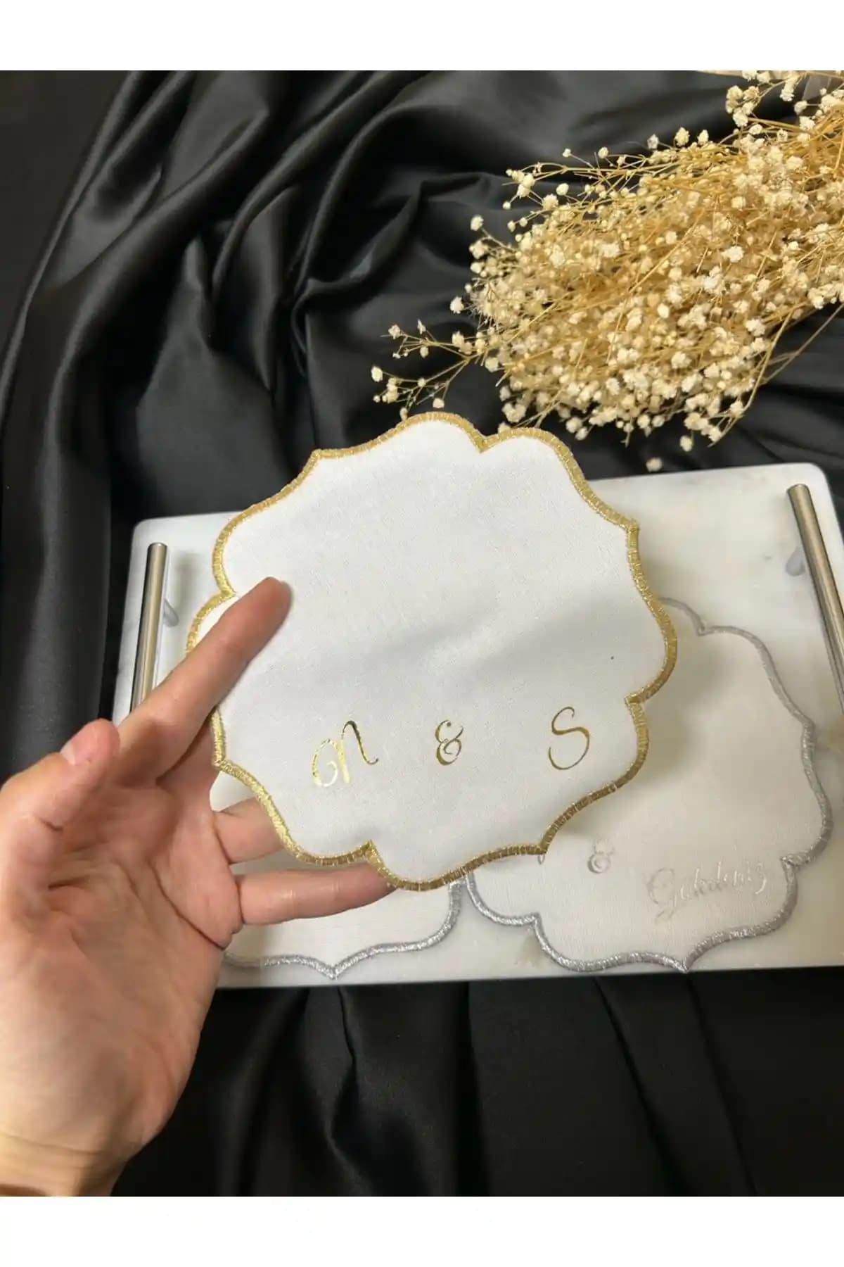 Özel Tasarımlı TAN EVENT Söz Mendili Düğün ve Nişanlar İçin Şık Detaylar