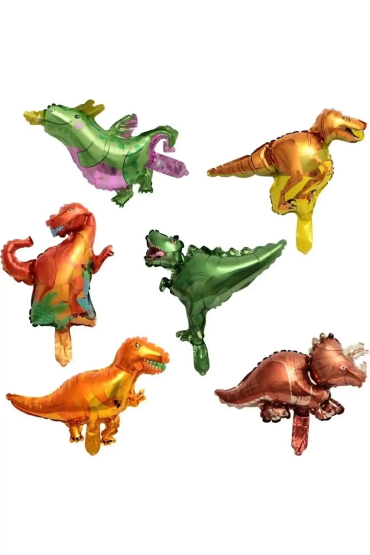 Parti Dolabı 6'lı Folyo Balon Seti ile Renkli ve Dayanıklı Kutlama Dekorasyonu