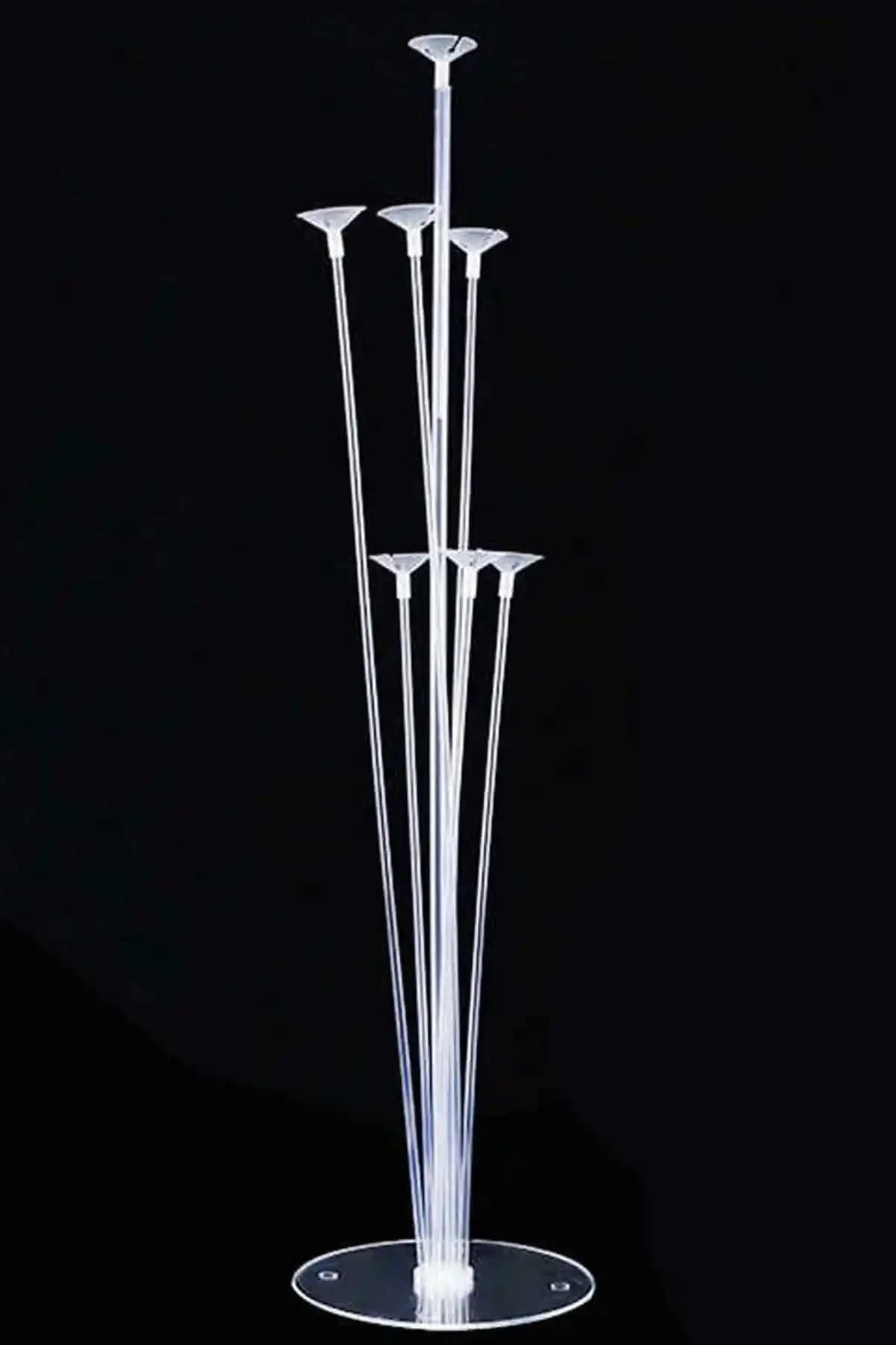 Parti Dolabı Balon Süsleme Stan<dı> 7 Çubuklu Set: Renkli ve Pratik Dekorasyon Çözümü