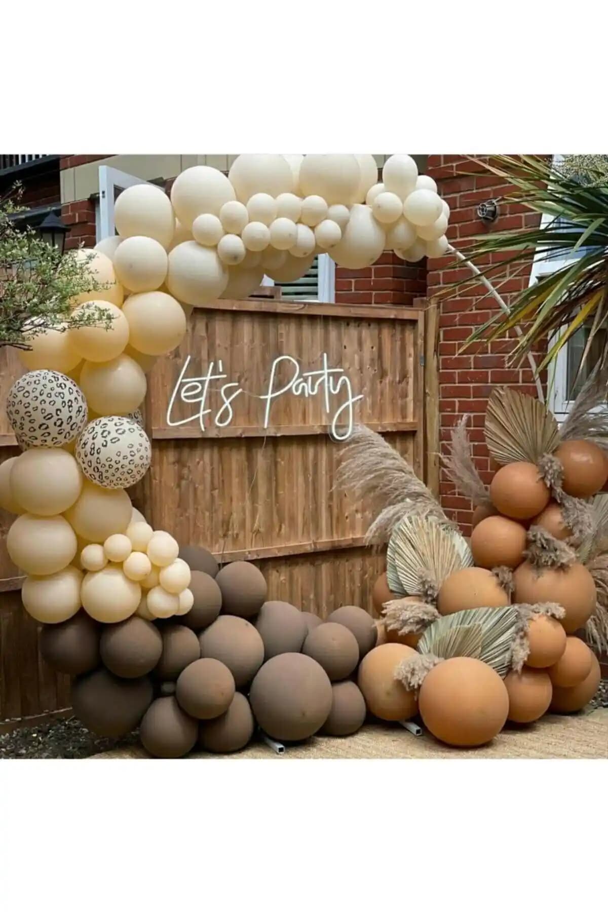 Pastel Renklerde Balon Zinciri Seti ile Etkinliklerinizi Canlandırın