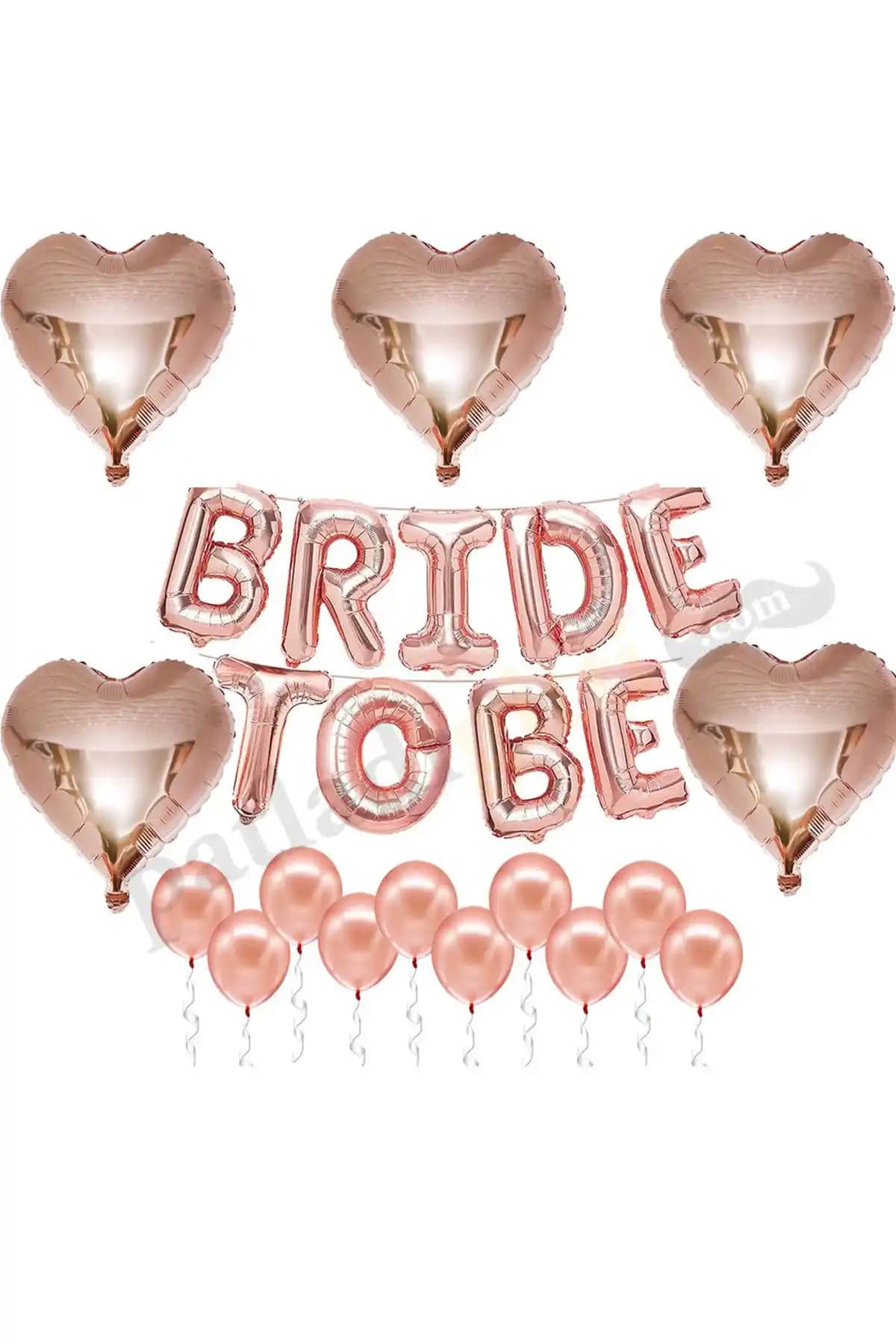 Patla<dı> Gitti Bride To Be Rose Gold Folyo Balon Seti ile Şık ve Renkli Kutlamalar