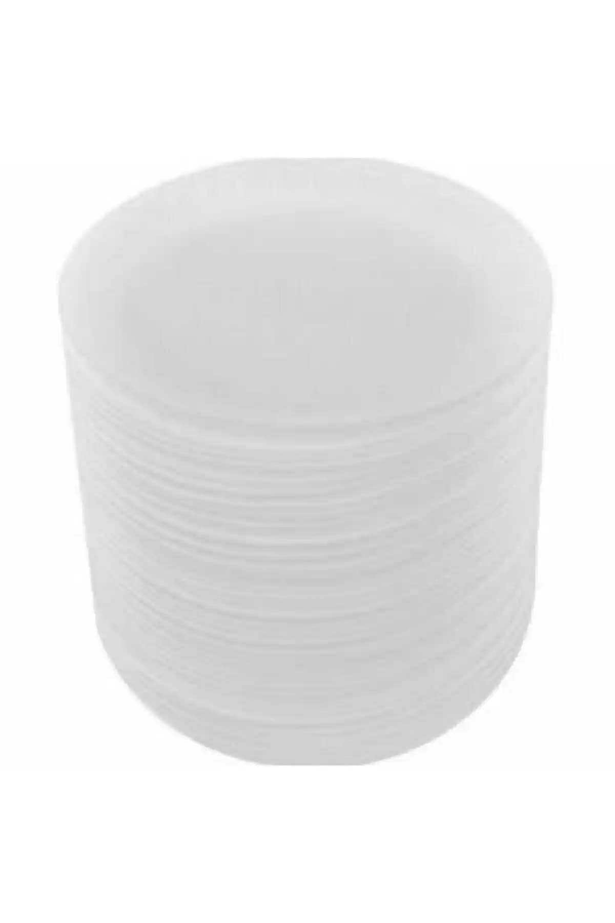 PLASTİKAP 33/a Köpük Tabak 50 Adet - Hafif ve Ekonomik Çok Amaçlı Kullanım İçin