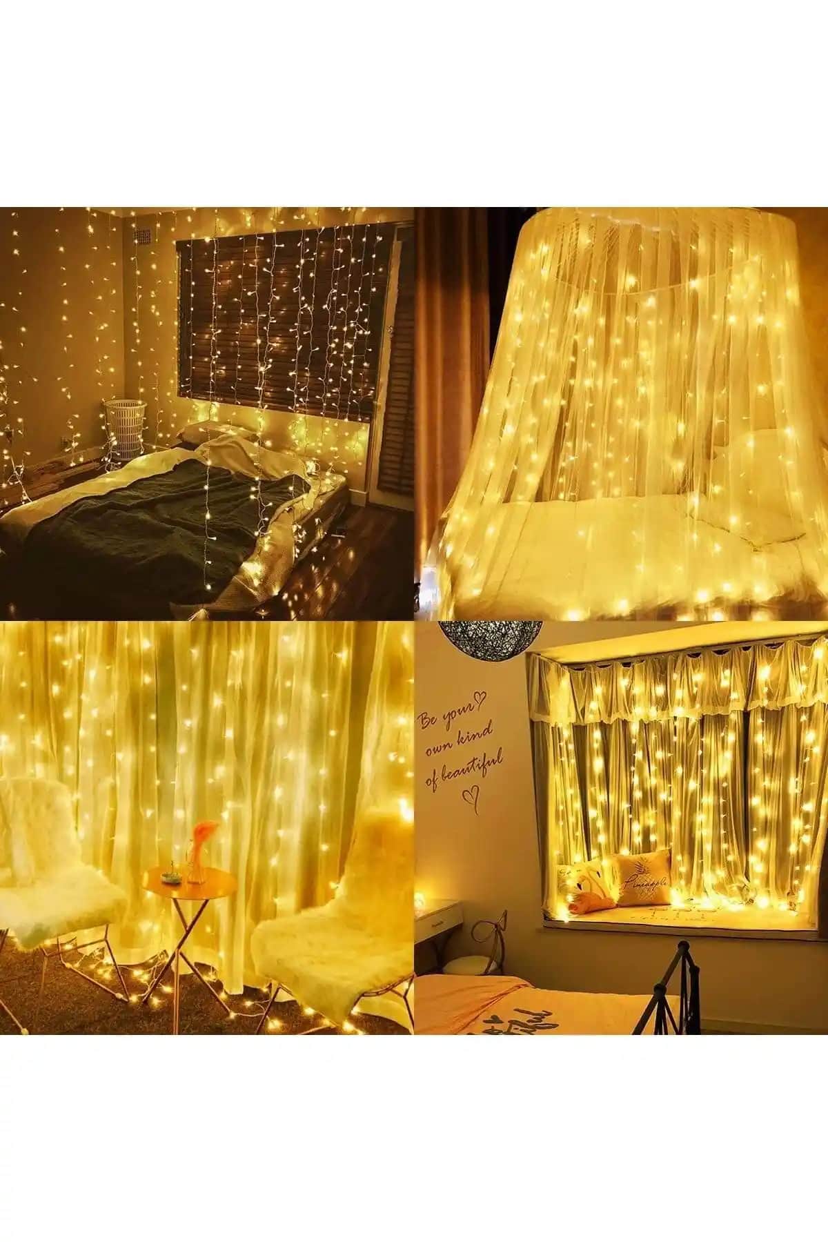 ROBEVE 3x3 Metre LED Perde Çok Fonksiyonlu Animasyonlu Işıklandırma Çözümü