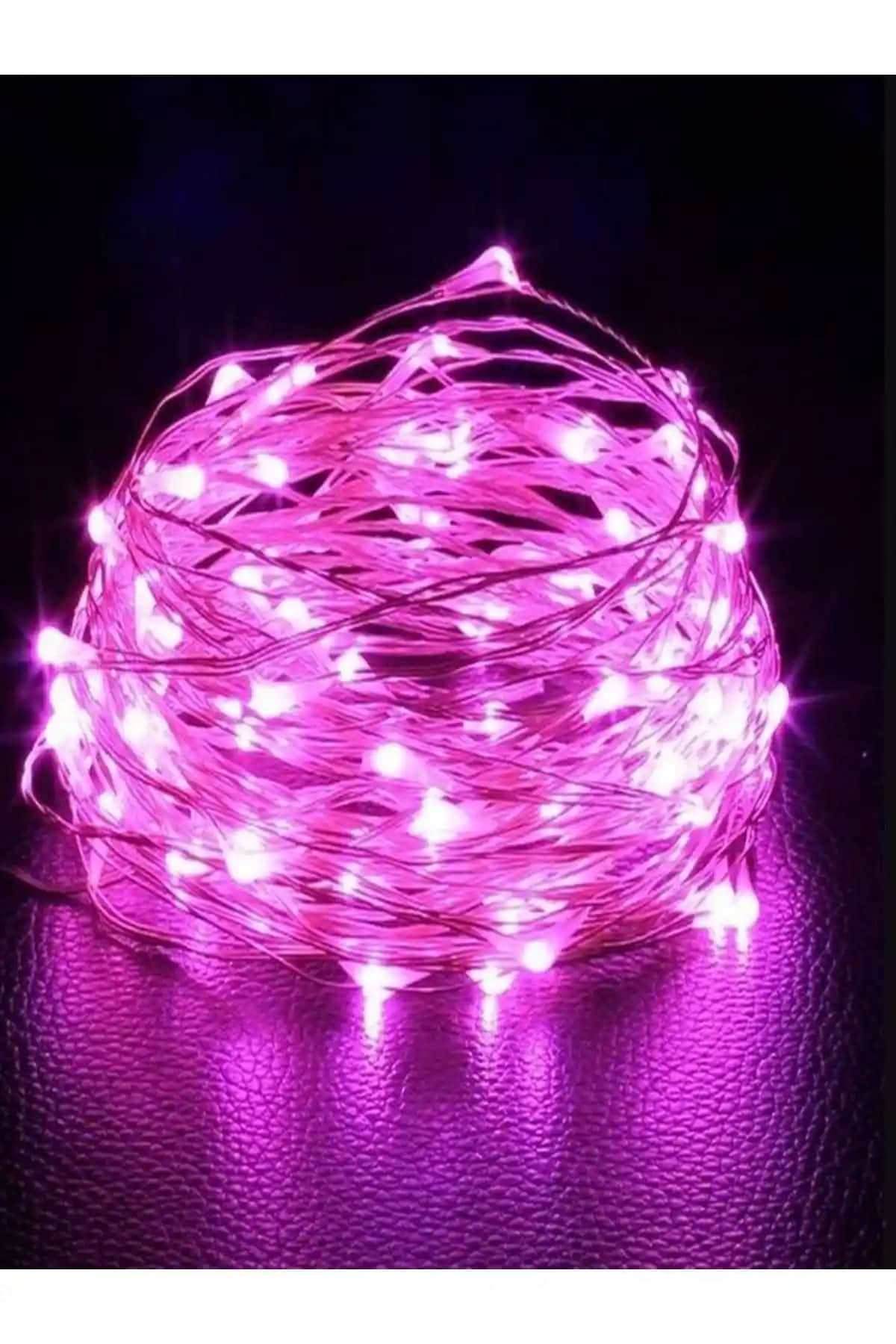 SULED Pembe Renkli Peri Led 3 Metre Uzunlukta Dekoratif Işık Seçeneği