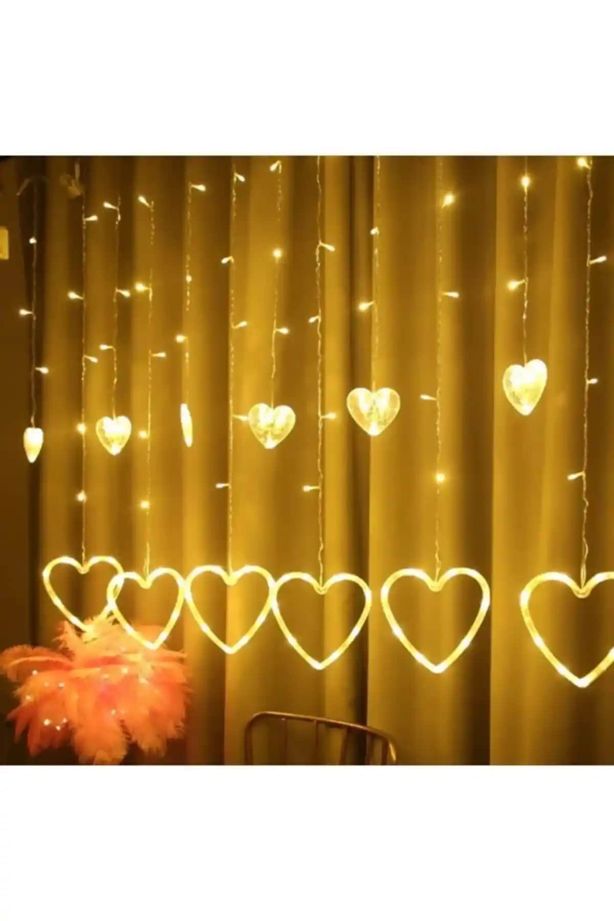 SULED SL-1068 Kalp Perde Led ile Estetik ve Fonksiyonel Dekorasyon Çözümü