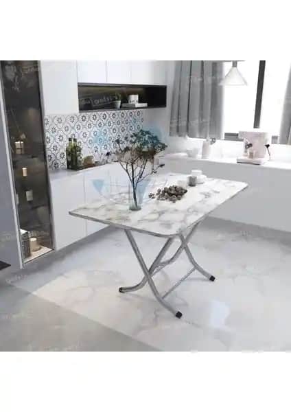 AldaGelsin Mermer Desenli ve Alesta Life Katlanabilir Masalar Karşılaştırması