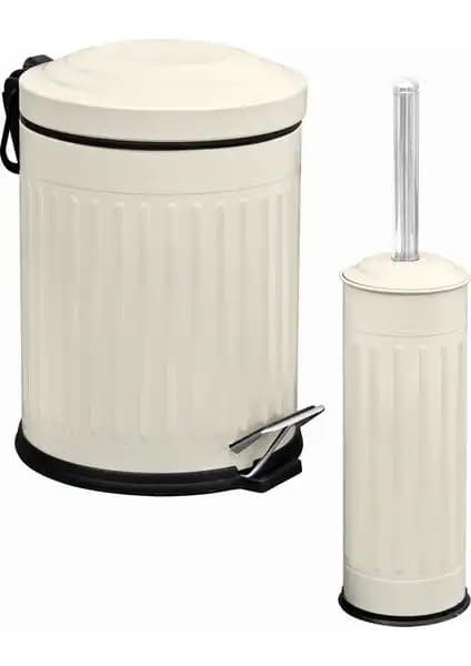 Eforeca Vintage 2'li Banyo Seti ve Madame Coco Olivier Switch Çöp Kovası Karşılaştırması 1