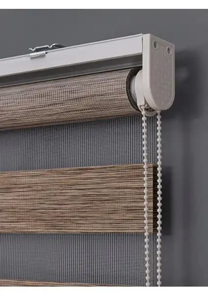 NetworkAvm Zebra Perde Karşılaştırması: Bambu Kahverengi ve Krem Pliseli Modelleri 1