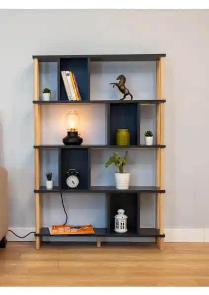 Peka 5 Raflı Modern Dekoratif ve Wood House İnci Kitaplık Karşılaştırması
