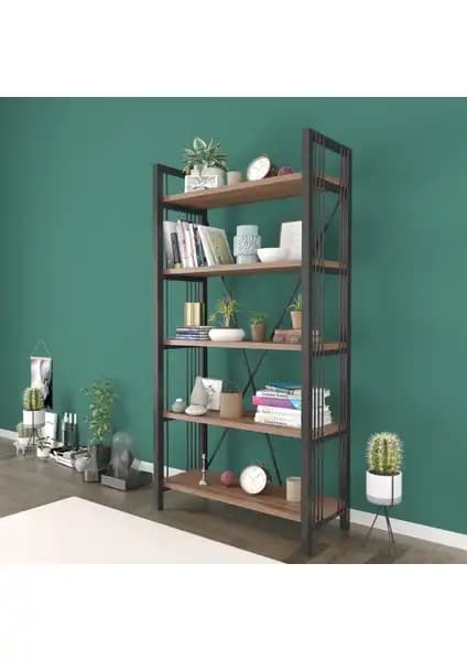 Peka 5 Raflı Modern Dekoratif ve Wood House İnci Kitaplık Karşılaştırması 2