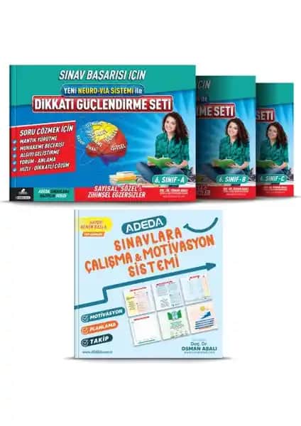 Adeda Yayıncılık Dikkati Güçlendirme ve Motivasyon Seti Gençlerin Akademik ve Kişisel Gelişimine Katkı