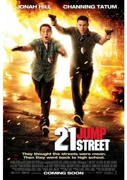 Aktüel 21 Jump Street (2012) Poster: Modern ve Dayanıklı Duvar Dekorasyonu İçin İdeal Seçenek