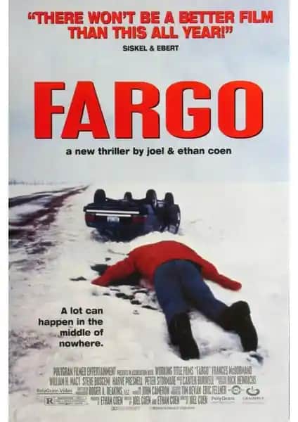 Aktüel Fargo (1996) 1 Poster: Yüksek Kaliteli Sanatsal Dekoratif Duvar Posteri