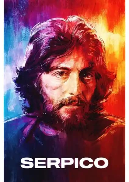 Aktüel Serpico 1973 Film Afişi Yüksek Kalite Dekoratif Duvar Posteri