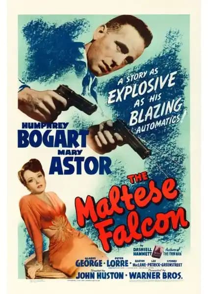 Aktüel The Maltese Falcon 1941 Poster 70x100 cm Modern Duvar Dekorasyonu İçin