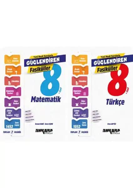 Ankara Yayıncılık 2025 8. Sınıf LGS Matematik ve Türkçe Fasikülleri Öğrenciler İçin Kapsamlı Bir Kaynak