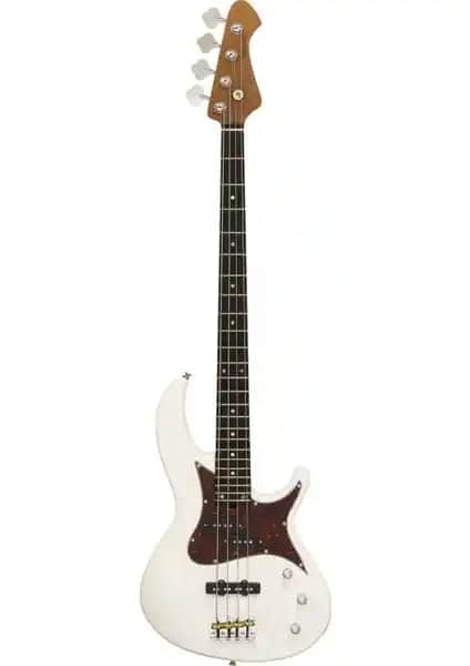 Aria Pro II 313DROPWH Elektro Bas Gitarı: Dayanıklı ve Çok Yönlü Profesyonel Enstrüman