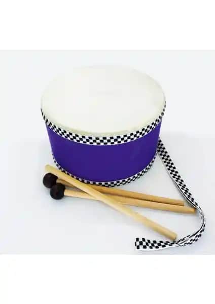 Ayas Eğitici Çocuk Davulu: Güvenli ve Dayanıklı El Yapımı Müzik Oyuncağı