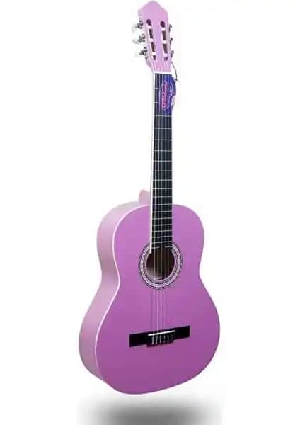 Barcelona LC 3900 PK Pembe Klasik Gitar: Çocuklar ve Yeni Başlayanlar İçin Şık ve Dayanıklı Enstrüman