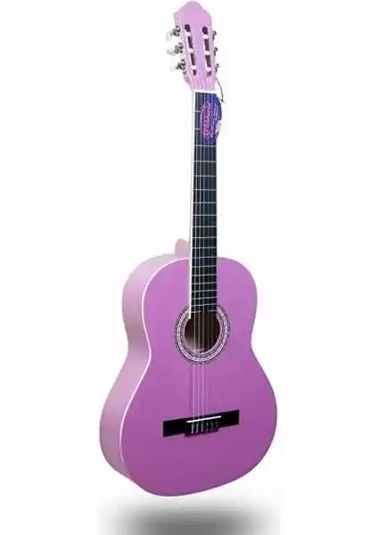 Barcelona LC 3900 PK Pembe Klasik Gitar: Çocuklar ve Yeni Başlayanlar İçin Şık ve Dayanıklı Enstrüman
