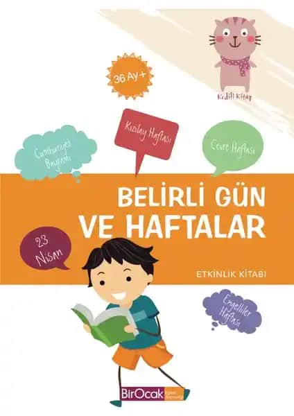 Belirli Gün ve Haftalar Etkinlik Kitabı 36 Aylık Çocuklar İçin Eğitici Kaynak