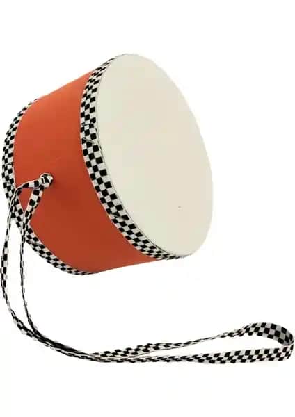 Çocuklar İçin Eğlenceli ve Geliştirici Bak Gel Al Turuncu Oyuncak Davul