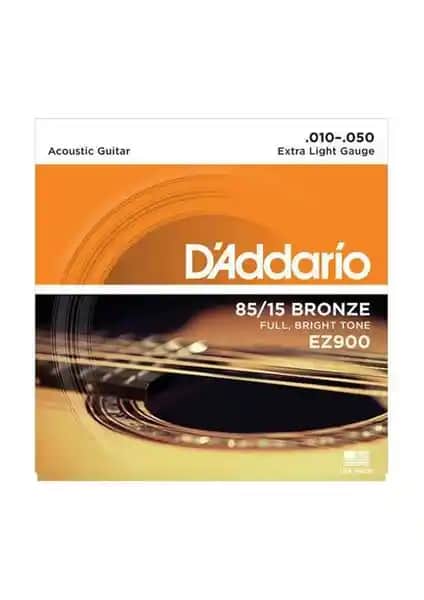 D'Addario EZ900 85/15 Bronzo Akustik Gitar Telleri Ses Kalitesi ve Dayanıklılık