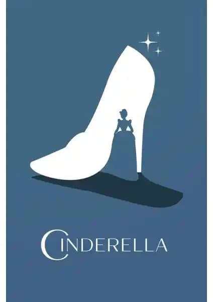 Fidelyo Tasarım Cinderella 1950 Poster: Estetik ve Dayanıklı Ev Dekorasyonu İçin Ideal