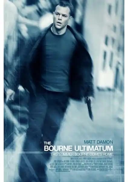 Fidelyo Tasarım'ın The Bourne Ultimatum Poster Koleksiyonu Modern Dekorasyon İçin Ideal