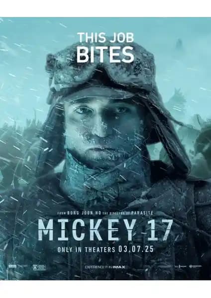 Fidelyo Tasarım Mickey 17 (2025) Folyo Poster Modern İç ve Dış Mekan Dekorasyonu İçin