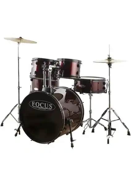 Focus FCP0803-WR 5 Parça Akustik Davul Seti: Dayanıklı ve Estetik Performans Aracı