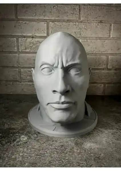 Hanart The Rock Bust 10CM: Modern Tasarım ve Dayanıklılık Sunan Sanat Heykeli
